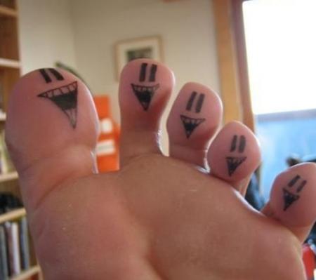 Doigts de pieds 