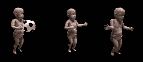 Bébé joueurs de foot 